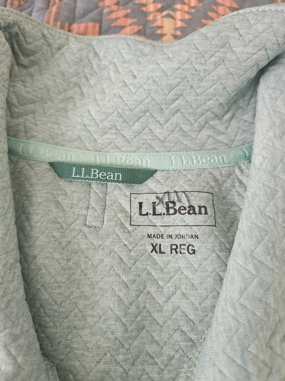 Women’s Mint Green Quarter-Zip Pullover Sweater - Picture 2 of 6